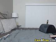 Big Tits Blonde Rides A Toy