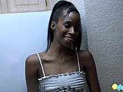 Black Girlfriend Stephine Bathroom Blowjob
