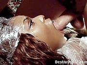 Black Queen Wrapped In Plastic Banged
