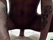 Black Gf Trina Pussy Ripped By Thick White Cock