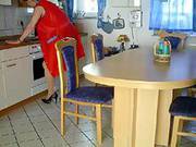 Granny Fisted And Banged On A Kitchen Table