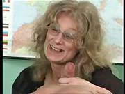 Granny In Stockings Slammed In The Fanny