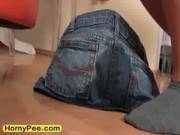 Trashy Teen Grace Piss On Jeans Panty