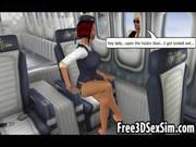 Foxy 3d Cartoon Flight Attendant Getting 