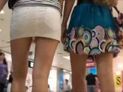 Spicy Upskirt Voyeur In The Mall