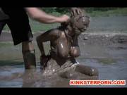 Outdoor Bdsm Mud Slave Disgrace