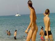 Nudist Caught At The Beach