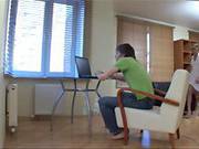 Russian Pair Fucking On Table