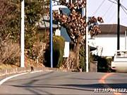 Japanese Teen Enjoys Outside Sex Adventures