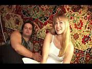 Russian Couple Having Sex And Talking To The Camera