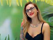 Cute Camgirl With Glasses Uses Dildo In Private Show S967
