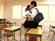 Japanese Av Model Horny Schoolgirl Enjoys Sex In Class