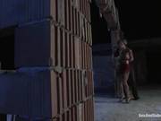 Duo Of Bondage Bitches Are Tied And Tortured As One Is Made To Suck A Big Cock