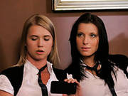 Raunchy College Slut Victoria Daniels Gets Her Gaping Holes Fingered