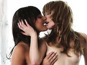 Captivating Brunette Teens With Fresh Sexy Bodies Please One Another In Steamy Lesbian Sex Clip