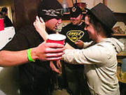 Spoiled College Nympho Sucks Cock At The College Party