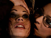 Ruined Brunette Harlow Gets Tied To A Pole In Bdsm Sex Scene