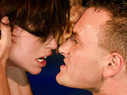 Feisty Redhead Bitch Szilvia Is Getting Her Wet Twat Licked While Tied Up And Hanged Down The Ceilin