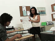 Bonerific Asian Teacher Is Sucking Cock Of Her Student