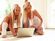Amazingly Beautiful Blonde Dolls Please One Another In A Hot 69 Sex Position
