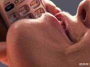 Rampant Vanessa Cage Fingers Her Dripping Clunge