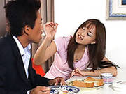 Kinky Slender Japanese Housewife Desires To Be Fucked After The Dinner