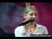 Blonde Cutie Deepthroats A Guy