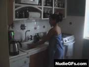 Girlfriend Sucks Me In The Kitchen