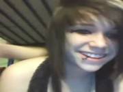 Little Emo Getting Fun On Hard Stick