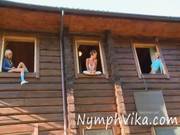 Russian Teen Bitch Gets Nailed At The Window