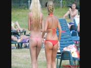 Microbikini Tight Asses Candid Voyeur Girls