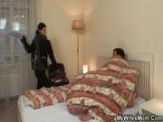 She Fucks Her Son In Law As He Sleeps