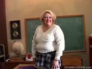 Chubby Milf Teacher Has A Nice Little Wank