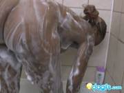 Voluptuous Black Slut In The Shower