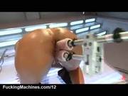 Black Babe With Perfect Ass Machine Doubl 