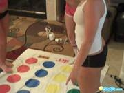 Sexy Lesbian Teens Playing Twister