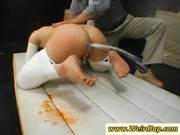 Busty Asian Slave Gets Ass Punished