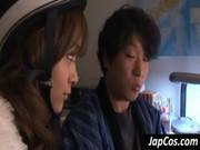 Gorgeous Asian Chick Takes A Hard Juicy Cock