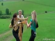 Wam Lesbos Get Messy Washing A Car