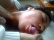 Busty Latina Sucks And Milks Cock With He 
