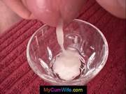Slutty Mom Drinking Hot Sperm