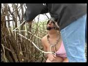 Cute Slave Girl Getting Analized