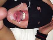 Amateur Oil Titty Fuck Cum In Mouth Huge Boobs Tit Job