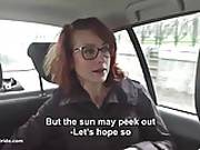 Redhead Milf Does Handjob Bj And Fucks With Taxidriver