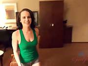 Katies Perfect Tits And Handjob Skills Make It Easy To Cum
