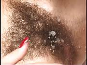Hairy Blonde With Black Bush And Big Ass Rides Hard 