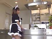 Busty Japanese Maid Creampie
