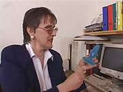 Big Tits Hairy Mature Teacher Masturbation Pt1