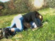 Natural Italian Love On The Grass