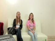 Two Blondes On The Castingcouchx